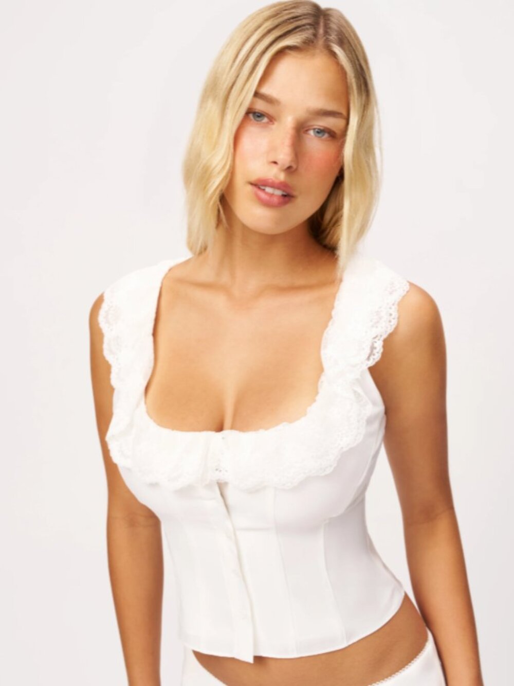 Guizio Paloma Lace Top XS With Tag
